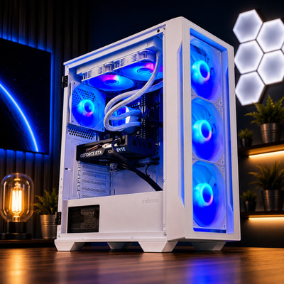 Liquid Cooled Gaming PC Desktop Intel Core i7 4.6Ghz 32GB 1TB Nvidia RTX 5060