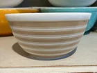 Pyrex Vintage Sandalwood Brown Striped Mixing Bowl 1.5Qt 402