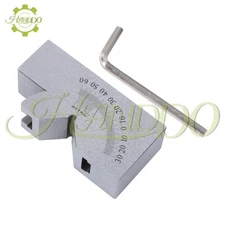 3" × 1" × 1-1/4" Adjustable Angular Gage Precision 0-60 Degree Angle Block