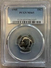 1960 Roosevelt Dime 10C PCGS MS65