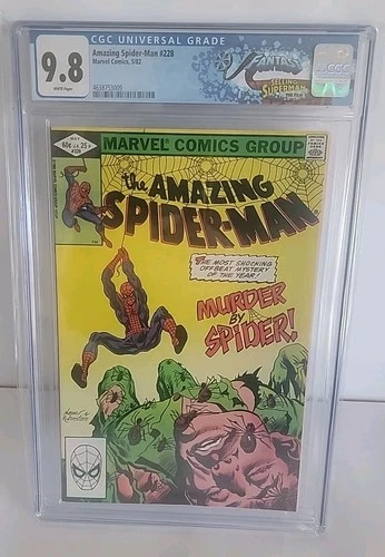 Amazing Spider-Man 228 (Marvel, 1982)  CGC 9.8 White Pages Custom Label Polybag