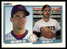 1990 Fleer #643a Greg Smith / Stu Tate