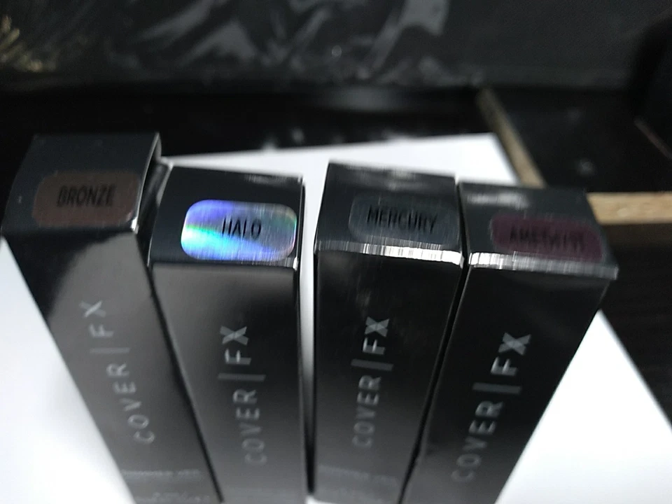 4-PACK Cover FX Shimmer Veil (Bronze, Halo, Amethyst, Mercury), 0.14 FL OZ NIB - Image 4 of 4