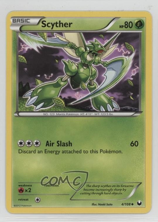 Scyther Pokemon Black & White Dark Explorers #4