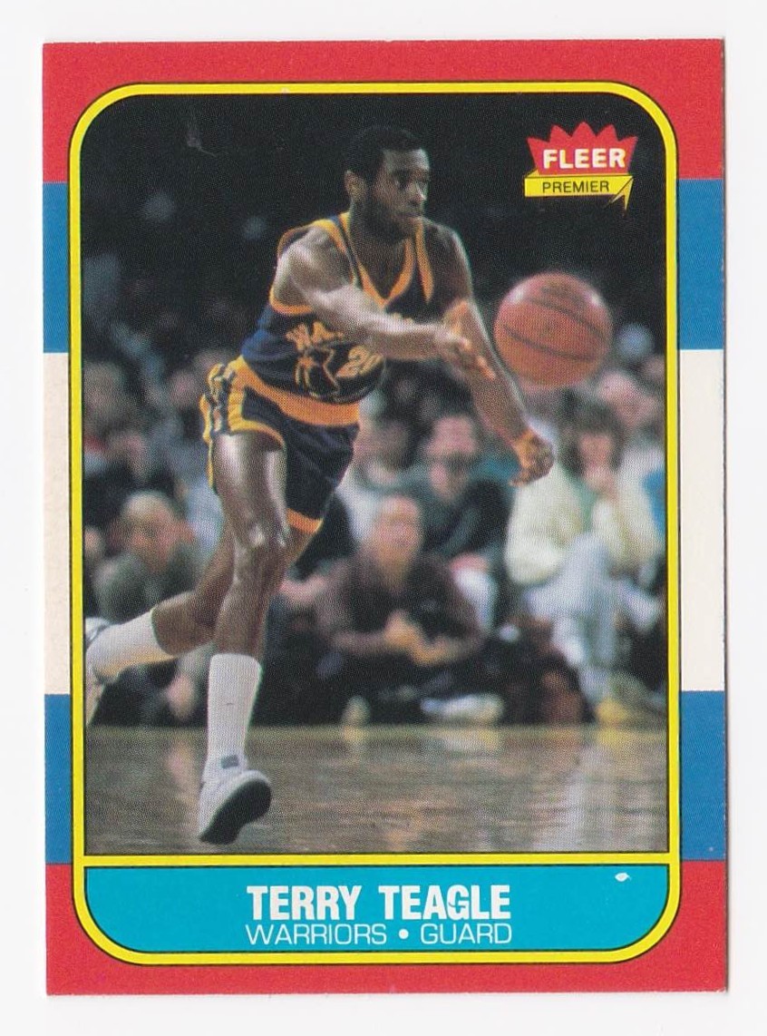 1986 Fleer #107 Terry Teagle - EXMT