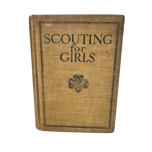 Antique Girl Scout Scouting for Girls 1923 - 5th Edition Hardcover
