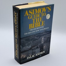 Isaac Asimov's 1981 Guide To The Bible Two Volumes in One Hardcover book HC DJ