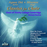 Choir Of Trinity Col - Classics For Choir - Cd - G1398Z