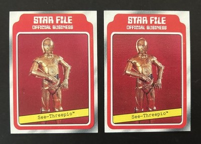 (2) 1980 Star Wars Empire Strikes Back #6 See-threepio C3po / MINT