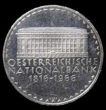 1966 🇦🇹 Austria 50 Schilling - National Bank Gem PROOF Silver Coin High Grade