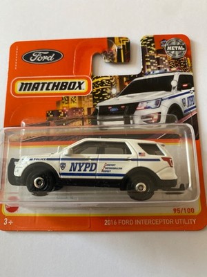 Matchbox 2016 Ford Interceptor UtilityNYPD 2021