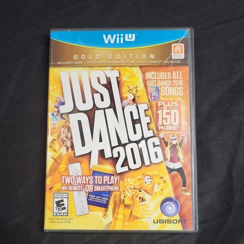 Just Dance 2016: Gold Edition (Nintendo Wii U, 2015) CIB Tested & Working