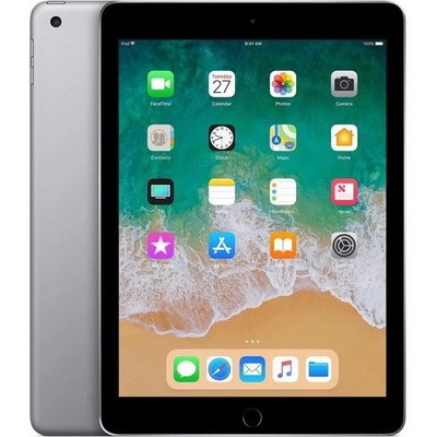Apple iPad 6th Gen A1893 32GB Space Gray 9.7'' Unlocked Clean IMEI: Good