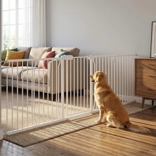 HOOEN Extra Wide Baby Gate for Stairs Doorways Hallways Tension Baby Gate Wal...