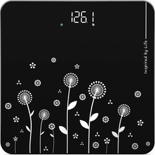 Vitafit Digital Bathroom Scale for Body Weight, High Precision in 0.1lb Black