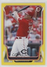 2014 Bowman Yellow 97/99 Jay Bruce #5 0x1e