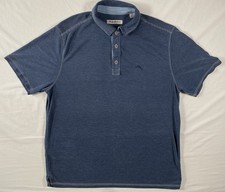 Tommy Bahama Polo Shirt Mens Large Performance Tencel Blend Casual Lightweight