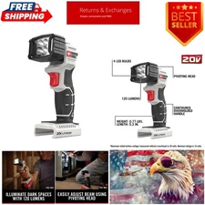 20V MAX LED Work Light, Black, 7.34 Inch.