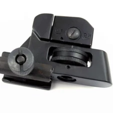 Metal Rear Sight No Carry Handle Is Rear Sight Picatinny Weaver Rail Mount Black