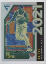 2020-21 Panini Flux Freshman Year Silver Prizm Obi Toppin #23 9hx