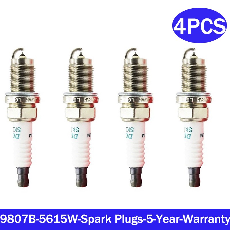 4x 9807B-5615W New Spark Plugs For fit Honda SKJ20DR-M11