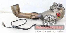 21-24 MT07  AKRAPOVIC EXHAUST CAN MUFFLER SLIP ON PIPE*  NOT COMPLETE!