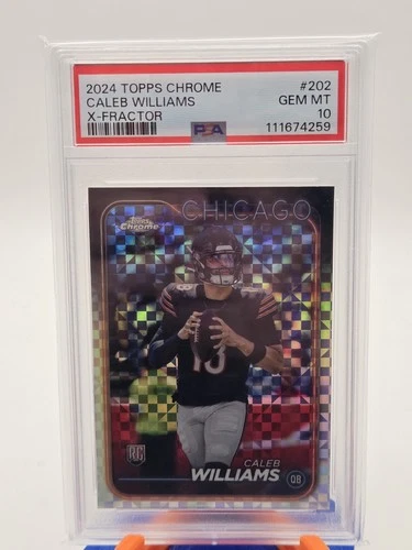 2024 Topps Chrome - Rookies Caleb Williams #202 X-Fractor (RC)