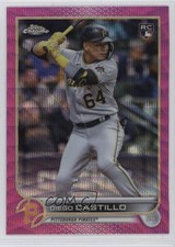 2022 Topps Chrome Update Pink Wave Refractor Diego Castillo #USC27 19fv