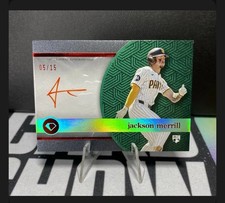 Jackson Merrill 2024 Diamond Icons White PolychromatINK Auto RC Red Ink /15