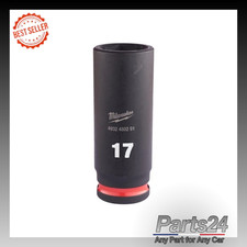 17mm 3/8 Impact Socket Deep-1pc Ne 4932480291 Milwaukee Genuine Quality Product