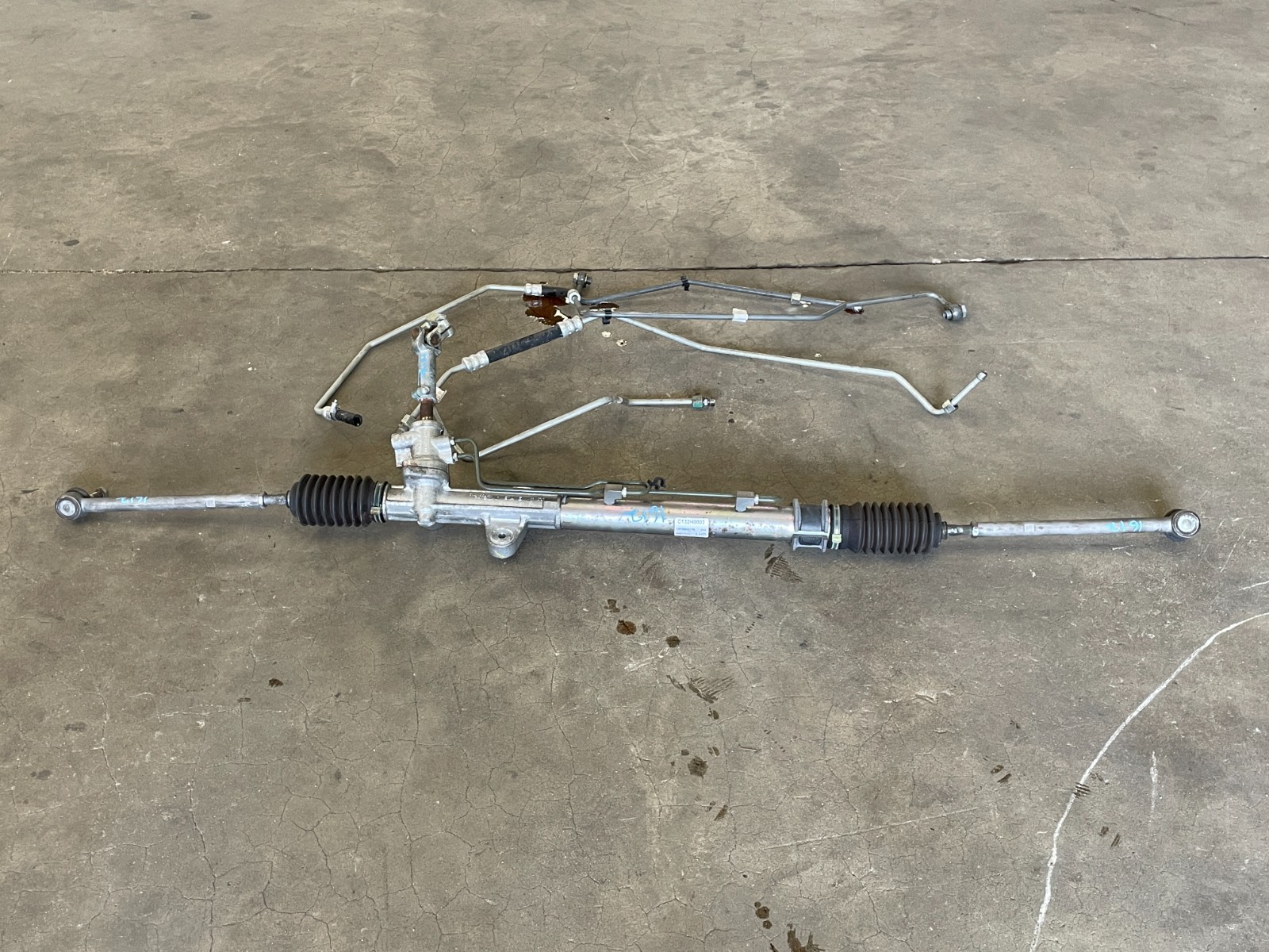 10 11 12 13 14 Lotus Evora Power Steering Gear Rack & Pinion RWD 1612 OEM