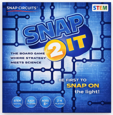 Elenco Snap Circuits Snap-2-It STEM Board Game Smart Strategy Learning Hands-On