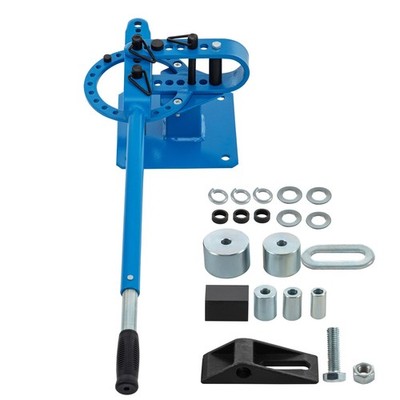 Uimoso Metal Bender Solid Round Square Bar Metal Bender with 7 Bending Dies