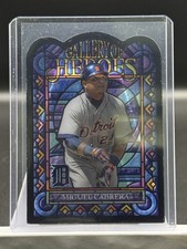 2013 Topps Archives Gallery Of Heroes Miguel Cabrera Stained Glass