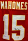 Patrick Mahomes Signed #15 Kansas City Chiefs NFL Jersey GA COA MVP SB Champ