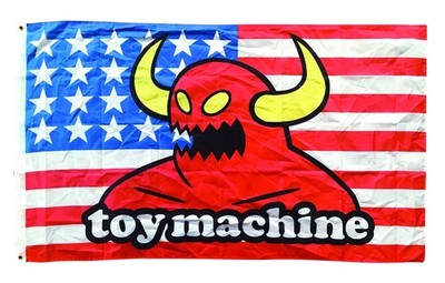 Toy Machine Skateboards American Monster Flag Banner 60 x 36