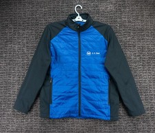 US Steel USS Jacket Mens Large Blue Full Zip ...