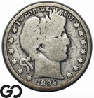 1896-O Barber Half Dollar, Lower Mintage New Orleans Date