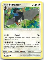 Staraptor 83/111 Crimson Invasion Rare