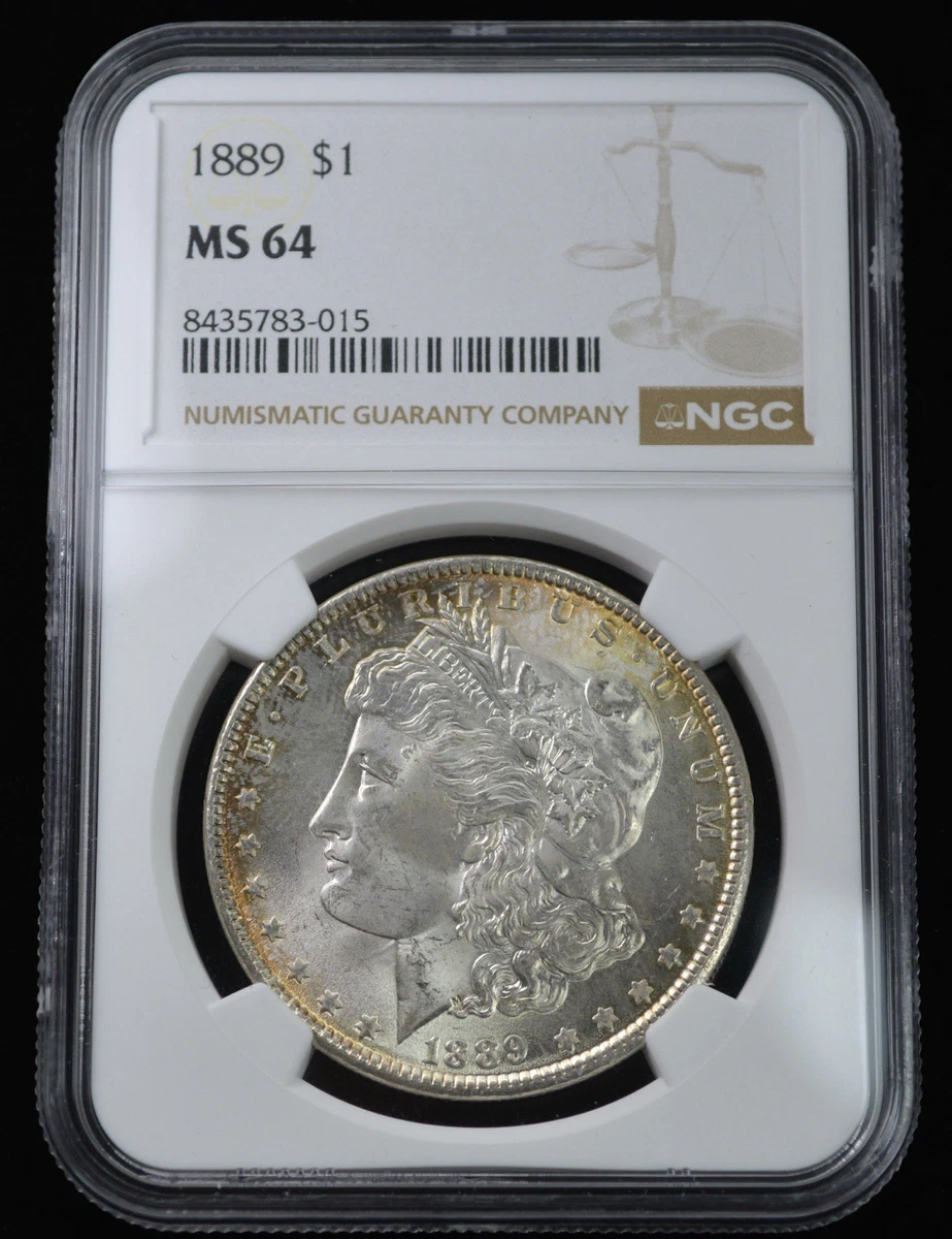 1889年 モルガンダラー MS 64 MS 64 Graded 1889 Year Morgan US Dollars (1878-1921) for sale | eBay
