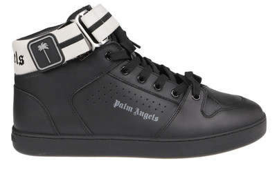 Palm Angels Palm 1 Hightop Black Strapped Sneakers Size 45 (12M)