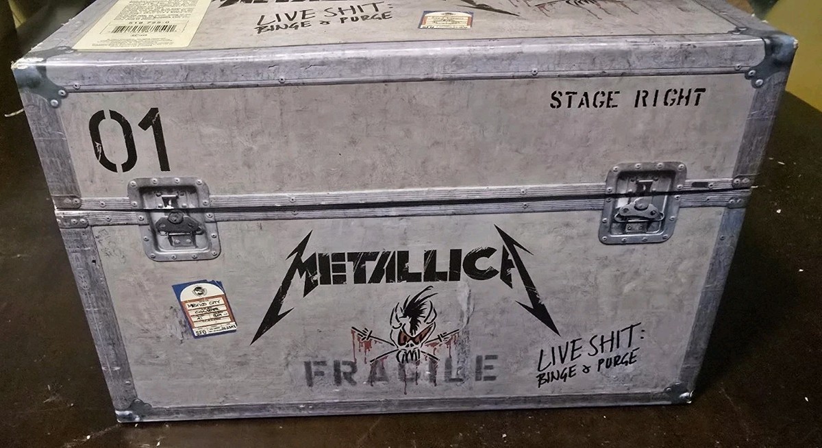 Metallica Live Shit Binge And Purge Box Set 1993 3CD 2VHS