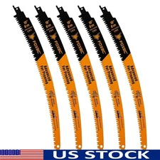 15 Inch Japanese Teeth Reciprocating Saw Blades Wood Pruning Cutting 5 Pack New