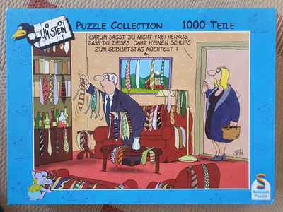 Schmidt Puzzle - Uli Stein - 1000 Teile - Keinen Schlips bitte!