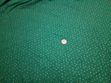 Green Background Small Stars Cotton Fabric 42" X 36"
