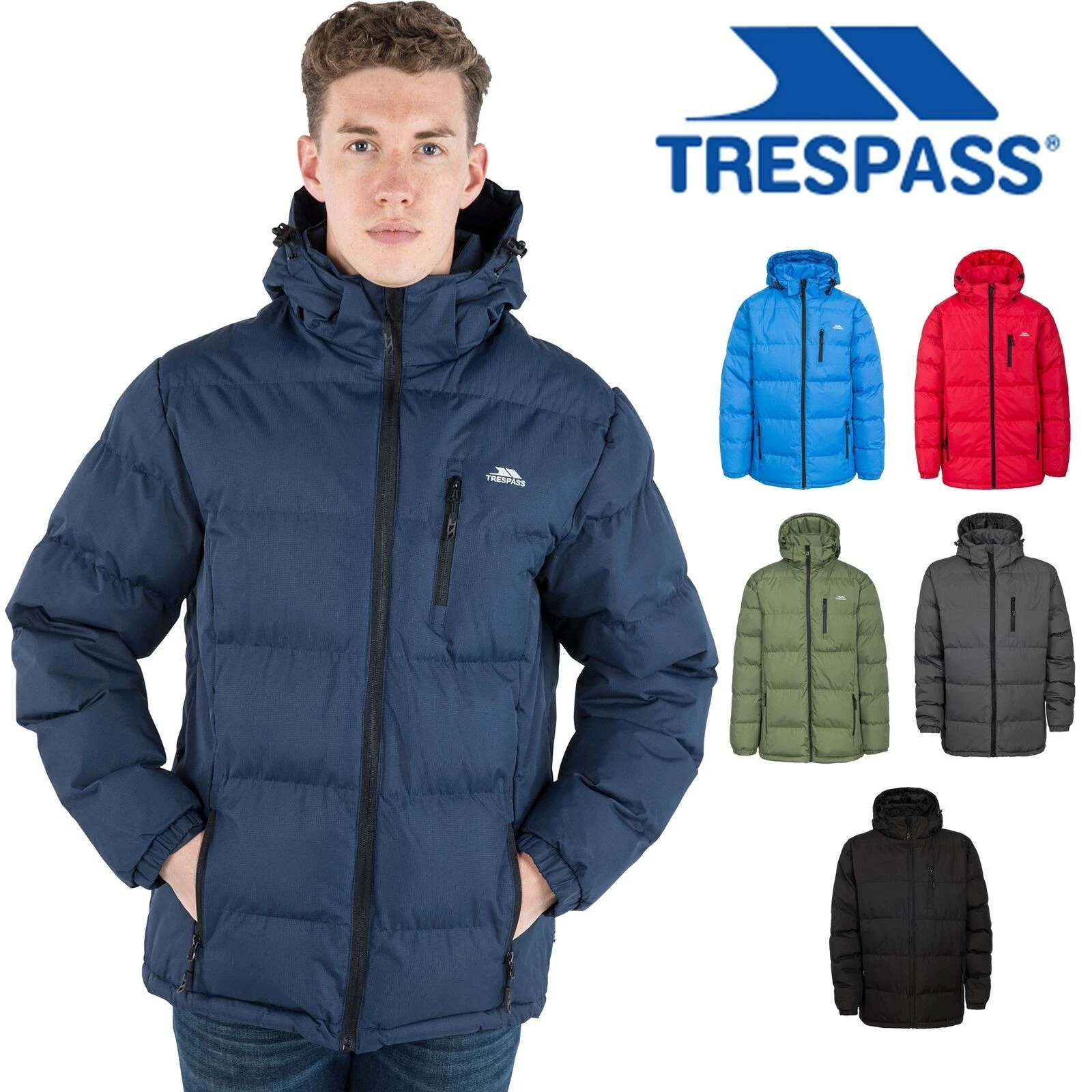 Trespass Mens Padded Jacket Casual Winter Coat Clip
Opens in a new window or tab