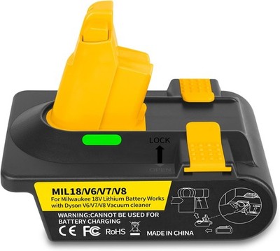 Adapter for V6 V7 V8 Vacuum Cleaner for Milwaukee to
