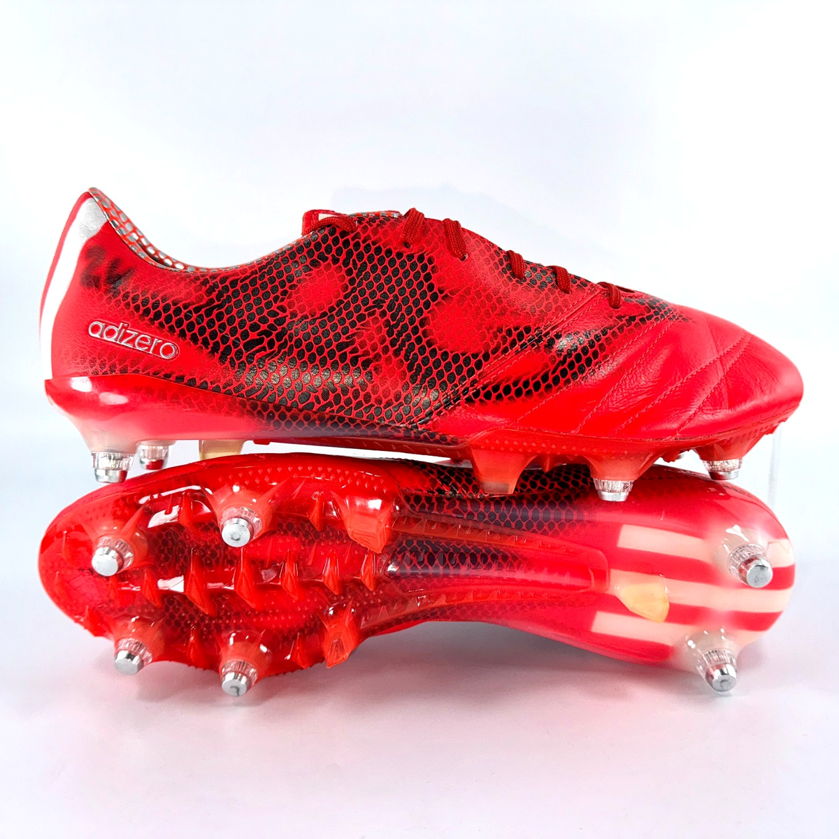 Adidas F50 Adizero Leather SG AC8736 Elite US9 UK8.5 Red Men's