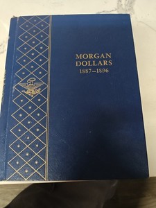 Whitman Coin Album #9428 Morgan Dollars 1887-1896 With (5) Coins Inside