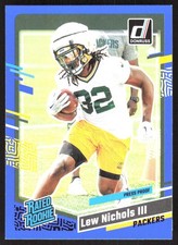 6306K 2023 Donruss #335 Lew Nichols III Press Proof Blue